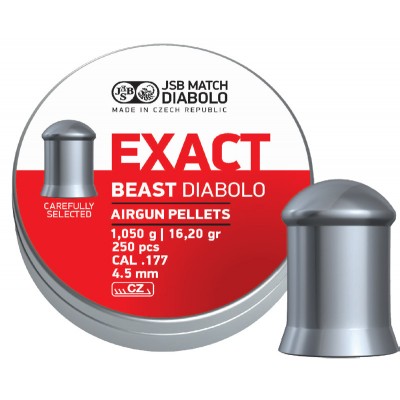 Пули JSB Diabolo Exact Beast 4.52 мм (250 шт.) - 1,050 г