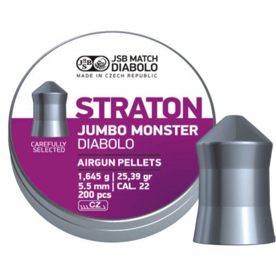 Пули JSB Diabolo Straton Jumbo Monster 5.5 мм (200 шт.) - 1.645 г