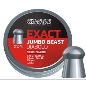 Пули JSB Exact Jumbo Beast 5.52 мм (150 шт.) - 2.2 г
