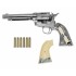 Пневматический револьвер Umarex Colt SAA 45 PELLET nickel, кал. 4,5 мм (пули)