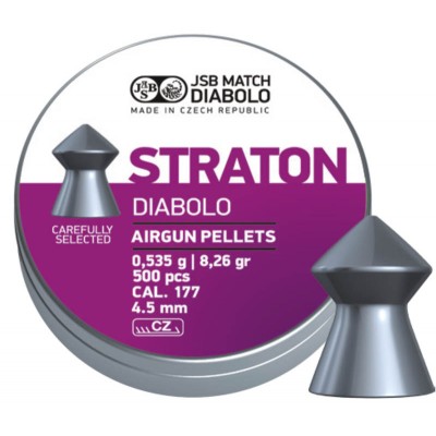 Пули JSB Straton Diabolo 4,5 мм (500 шт) 0,535 г