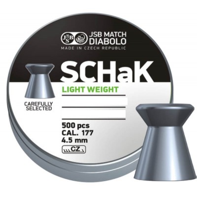 Пули JSB SCHak Light 4,5 мм, 0,475 гр, (500 шт)