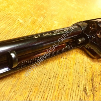 Пневматический револьвер Umarex Colt SAA 45 BB blued, кал. 4,5 мм (шарики)